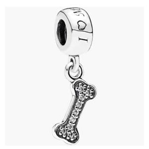 Pandora “I Love My Dog” Silver Charm